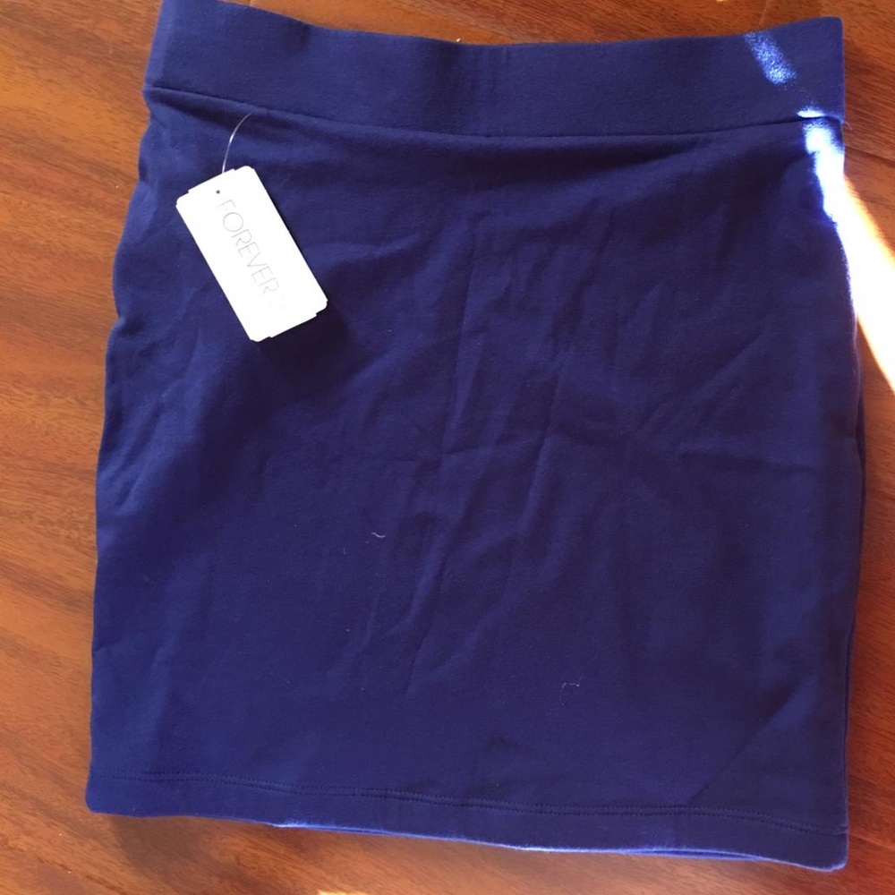 Forever 21 navy blue mini skirt